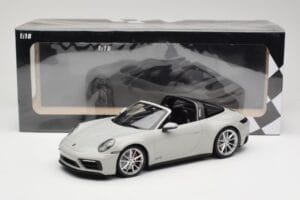 Porsche 911 992 Targa 4 GTS Szary Minichamps 1:18 155061064 Metal — zdjęcie 6 z 6