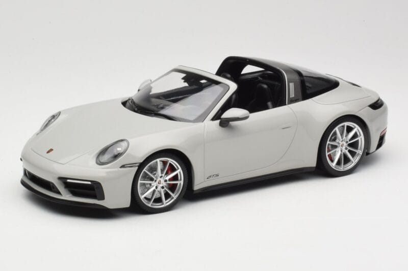 Porsche 911 992 Targa 4 GTS Szary Minichamps 1:18 155061064 Metal