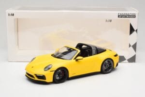 Porsche 911 992 Targa 4 GTS Żółty Minichamps 1:18 153061064 Metal — zdjęcie 6 z 6