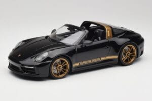 Porsche 911 992 Targa Porsche Design Czarny & Złoty Concept Minichamps 1:18 PORSCHE001 Metal