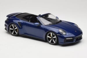 Porsche 911 992 Turbo S Kabriolet Blue Metallic Minichamps 1:18 155069081 Metal — zdjęcie 4 z 6