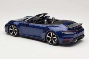 Porsche 911 992 Turbo S Kabriolet Blue Metallic Minichamps 1:18 155069081 Metal — zdjęcie 5 z 6