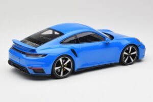 Porsche 911 992 Turbo S Gentian Niebieski Minichamps 1:18 155069074 Metal — zdjęcie 2 z 6
