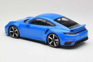 Porsche 911 992 Turbo S Gentian Niebieski Minichamps 1:18 155069074 Metal — zdjęcie 5 z 6