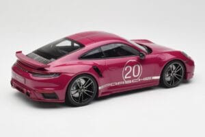 Porsche 911 992 Turbo S z Sport Design Package Czerwony Minichamps 1:18 155069172 Metal — zdjęcie 2 z 6