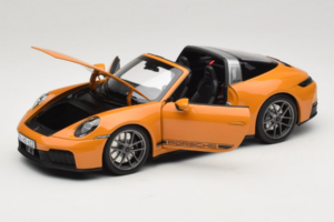 Porsche 911 992.2 Targa 4 GTS Bahama Yellow Norev 1:18 187190 Metal — zdjęcie 2 z 10