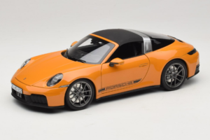 Porsche 911 992.2 Targa 4 GTS Bahama Yellow Norev 1:18 187190 Metal — zdjęcie 3 z 10