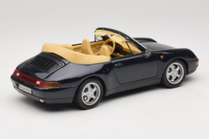 Porsche 911 993 Kabriolet Ciemnoniebieski Tchibo 1:18 46619 Metal — zdjęcie 3 z 8