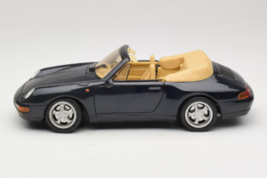 Porsche 911 993 Kabriolet Ciemnoniebieski Tchibo 1:18 46619 Metal — zdjęcie 4 z 8