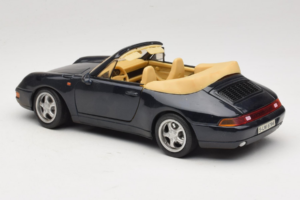 Porsche 911 993 Kabriolet Ciemnoniebieski Tchibo 1:18 46619 Metal — zdjęcie 7 z 8