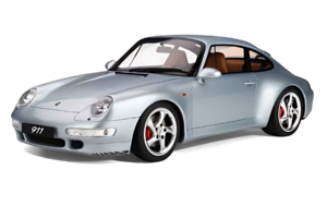 Porsche 911 993 Carrera 4S Srebrny GT Spirit 1:8 GTS801901 Żywica