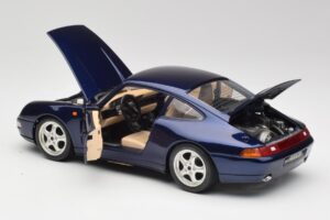 Porsche 911 993 Carrera Cup Niebieski Braccio & Gotz 1993 Bburago 1:18 3060-M1 Metal — zdjęcie 5 z 8