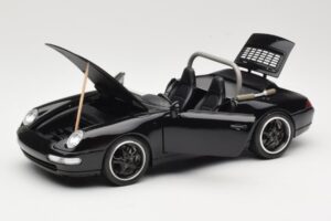 Porsche 911 993 Carrera Kabriolet Czarny Bburago 1:18 3090-M1 Metal — zdjęcie 2 z 8