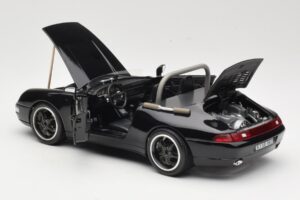 Porsche 911 993 Carrera Kabriolet Czarny Bburago 1:18 3090-M1 Metal — zdjęcie 5 z 8
