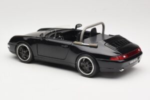 Porsche 911 993 Carrera Kabriolet Czarny Bburago 1:18 3090-M1 Metal — zdjęcie 7 z 8