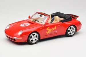 Porsche 911 993 Carrera Kabriolet Czerwony Bburago 1:18 3090 Metal