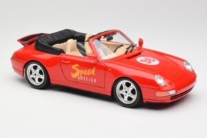 Porsche 911 993 Carrera Kabriolet Czerwony Bburago 1:18 3090 Metal — zdjęcie 6 z 8