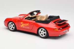 Porsche 911 993 Carrera Kabriolet Czerwony Bburago 1:18 3090 Metal — zdjęcie 7 z 8