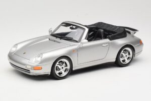 Porsche 911 993 Carrera Kabriolet Srebrny Bburago 1:18 18-12039 Metal