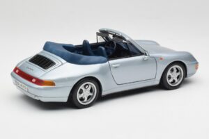 Porsche 911 993 Carrera Kabriolet Srebrny Maisto 1:18 100299-M1 Metal — zdjęcie 3 z 8