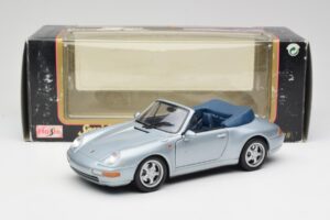 Porsche 911 993 Carrera Kabriolet Srebrny Maisto 1:18 100299-M1 Metal — zdjęcie 8 z 8
