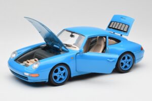 Porsche 911 993 Carrera Niebieski Bburago 1:18 3060 Metal — zdjęcie 2 z 8
