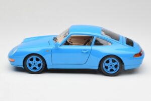 Porsche 911 993 Carrera Niebieski Bburago 1:18 3060 Metal — zdjęcie 4 z 8