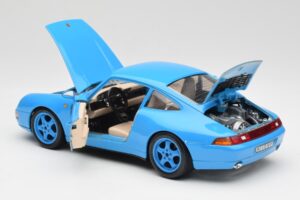 Porsche 911 993 Carrera Niebieski Bburago 1:18 3060 Metal — zdjęcie 5 z 8