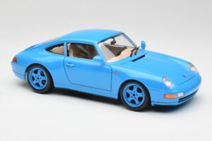 Porsche 911 993 Carrera Niebieski Bburago 1:18 3060 Metal — zdjęcie 6 z 8
