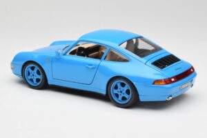 Porsche 911 993 Carrera Niebieski Bburago 1:18 3060 Metal — zdjęcie 7 z 8