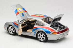Porsche 911 993 Carrera Cup #1 1993 Bburago 1:18 3050-M2 Metal — zdjęcie 5 z 8