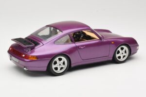Porsche 911 993 Carrera Fioletowy Bburago 1:18 3060-M2 Metal — zdjęcie 3 z 8