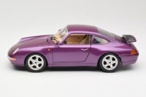 Porsche 911 993 Carrera Fioletowy Bburago 1:18 3060-M2 Metal — zdjęcie 4 z 8