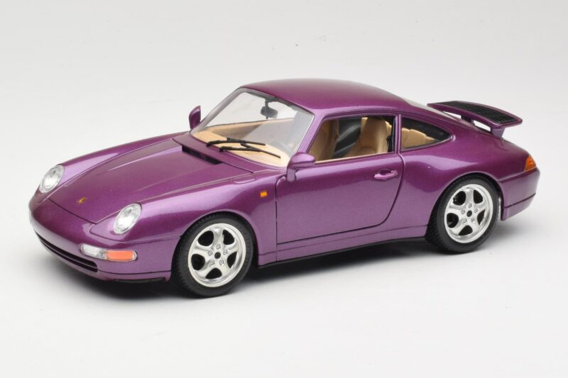 Porsche 911 993 Carrera Fioletowy Bburago 1:18 3060-M2 Metal