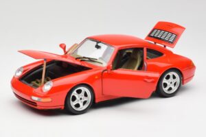 Porsche 911 993 Carrera Czerwony Bburago 1:18 3050 Metal — zdjęcie 2 z 8