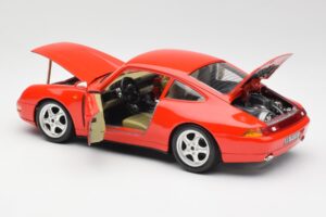 Porsche 911 993 Carrera Czerwony Bburago 1:18 3050 Metal — zdjęcie 5 z 8