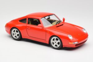 Porsche 911 993 Carrera Czerwony Bburago 1:18 3050 Metal — zdjęcie 6 z 8