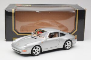 Porsche 911 993 Carrera Srebrny Bburago 1:18 3050-M1 Metal — zdjęcie 2 z 8