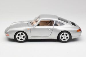 Porsche 911 993 Carrera Srebrny Bburago 1:18 3050-M1 Metal — zdjęcie 3 z 8