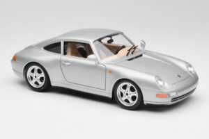 Porsche 911 993 Carrera Srebrny Bburago 1:18 3050-M1 Metal — zdjęcie 6 z 8