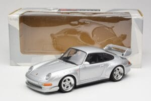 Porsche 911 993 GT2 Arctic Srebrny Metaliczny UT Models 1:18 27831 Metal — zdjęcie 8 z 8