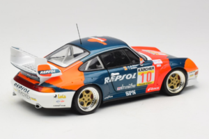 Porsche 911 993 GT2 #10 de Orleans / Saldana BPR Global GT Series 1996 UT Models 1:18 39632 Metal — zdjęcie 3 z 8