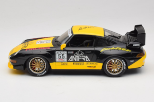 Porsche 911 993 GT2 #55 Czarny & Żółty Anson 1:18 30325-W Metal — zdjęcie 3 z 6