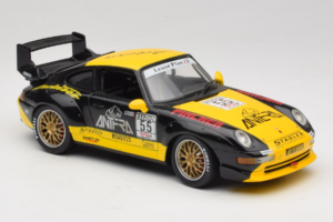 Porsche 911 993 GT2 #55 Czarny & Żółty Anson 1:18 30325-W Metal — zdjęcie 4 z 6
