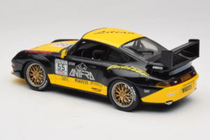 Porsche 911 993 GT2 #55 Czarny & Żółty Anson 1:18 30325-W Metal — zdjęcie 6 z 6
