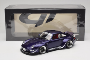 Porsche 911 993 RWB Army Girl Fioletowy GT Spirit 1:18 GT562 Żywica — zdjęcie 6 z 6