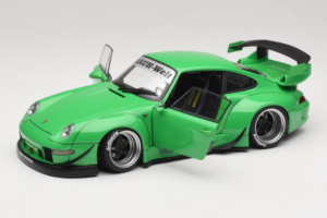 Porsche 911 993 RWB Zielony Gun Grey Wheels AUTOart 1:18 78151 Kompozyt — zdjęcie 2 z 8