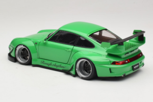 Porsche 911 993 RWB Zielony Gun Grey Wheels AUTOart 1:18 78151 Kompozyt — zdjęcie 7 z 8