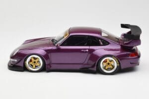 Porsche 911 993 RWB Fioletowy GT Spirit 1:18 GT727 Żywica — zdjęcie 3 z 6