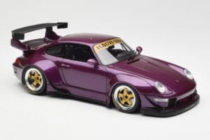 Porsche 911 993 RWB Fioletowy GT Spirit 1:18 GT727 Żywica — zdjęcie 4 z 6